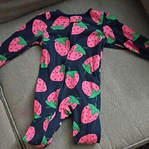 Strawberry Print Kids Sleeper